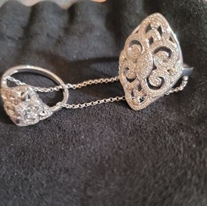 Affinity Diamond ring with connector